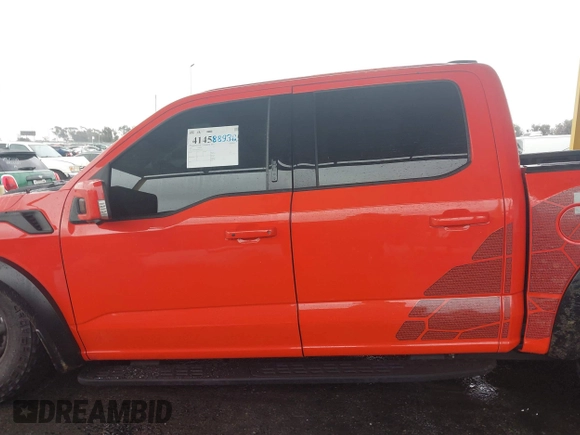 2023 Ford F-150 Raptor with VIN 1FTFW1RJ0PFC76292, listed as a IAAI auction lot 41458893 with 5,028 mi miles and . Bid and sale history available at DreamBid. Image 15.