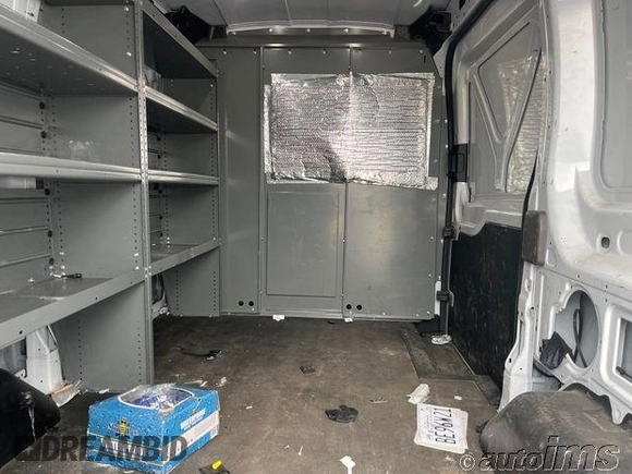 2021 Ford Transit Cargo with VIN 1FTYE1C89MKA78153, listed as a IAAI auction lot 42835600 with 88,619 mi miles and . Bid and sale history available at DreamBid. Image 6.