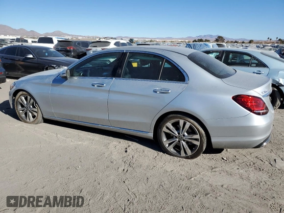 2020 Mercedes-Benz C C 300 with VIN W1KWF8DB2LR596267, listed as a Copart auction lot 86908154 with 48,382 mi miles and Salvage Title. Bid and sale history available at carsss.com. Image 2.