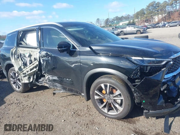 2024 Infiniti QX60 Luxe с VIN 5N1DL1FS2RC346226, выставлен на аукционе IAAI как лот 41231017 с пробегом 5 728 миль миль и . История ставок и продаж доступна на DreamBid. Изображение 13.
