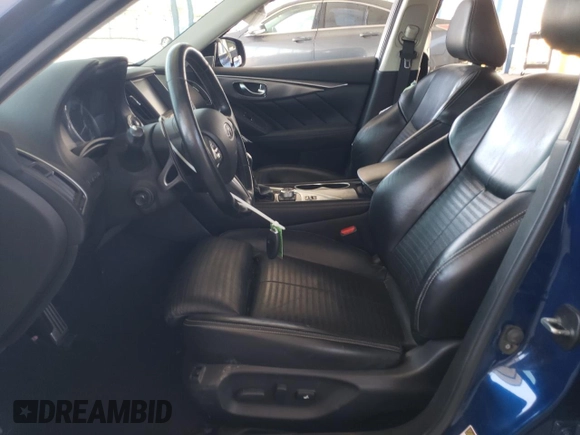 2017 Infiniti Q50 Sport with VIN JN1EV7AR6HM836688, listed as a Copart auction lot 63342845 with 105,377 mi miles and Salvage title. Bid and sale history available at DreamBid. Image 7.