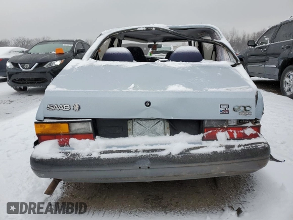 1991 Saab 900 z VIN YS3AK45E3M7000204, wystawiony jako Copart lot #43569965 z przebiegiem 344 784 mil mil oraz Szkoda całkowita • Salvage title. Historia ofert i sprzedaży dostępna na DreamBid. Obrazek 6.