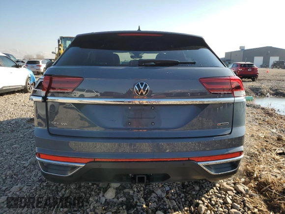 2022 Volkswagen Atlas SEL with VIN 1V2BE2CA9NC208960, listed as a Copart auction lot 88343895 with 46,842 mi miles and Salvage title. Bid and sale history available at DreamBid. Image 6.