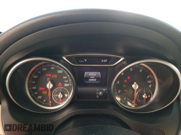 2017 Mercedes-Benz CLA with VIN WDDSJ4EB3HN411064, listed as a Copart auction lot 38877083 with 60,843 mi miles. Bid and sale history available at carsss.com. Image 9.