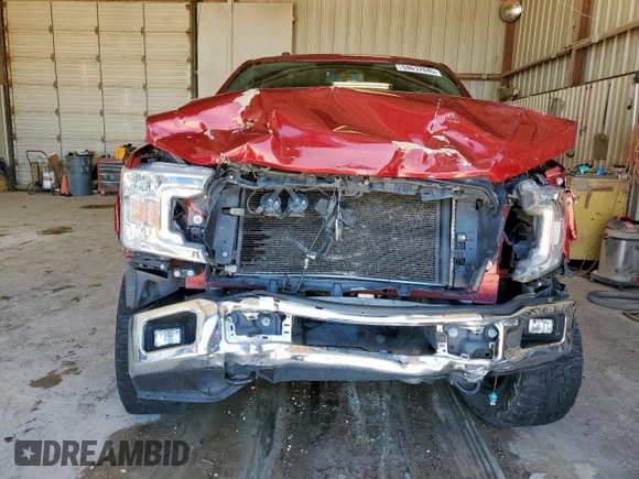 2018 Ford F-150 XL with VIN 1FTEW1E50JKD58719, listed as a Copart auction lot 59637045 with 80,914 mi miles and Salvage title. Bid and sale history available at DreamBid. Image 5.