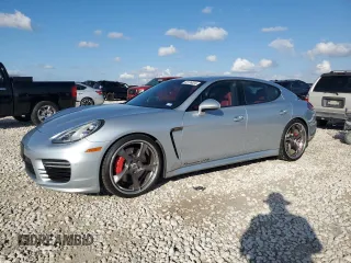 2014 Porsche Panamera GTS with VIN WP0AF2A7XEL083288, listed as a Copart auction lot 85196024 with 87,416 mi miles and Clean Title. Bid and sale history available at DreamBid. Image 1.