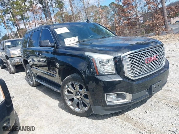 2016 GMC Yukon Denali with VIN 1GKS2CKJ4GR443529, listed as a IAAI auction lot 41617447 with 152,778 mi miles. Bid and sale history available at carsss.com. Image 1.