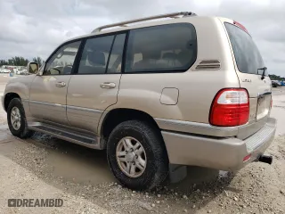 2000 Lexus LX 470 with VIN JT6HT00W5Y0080039, listed as a Copart auction lot 75300064 with 186,828 mi miles and Clean Title. Bid and sale history available at carsss.com. Image 2.