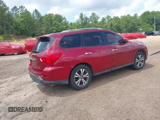 2017 Nissan Pathfinder S with VIN 5N1DR2MN2HC645683, listed as a IAAI auction lot 41964009 with 157,232 mi miles and . Bid and sale history available at DreamBid. Image 4.