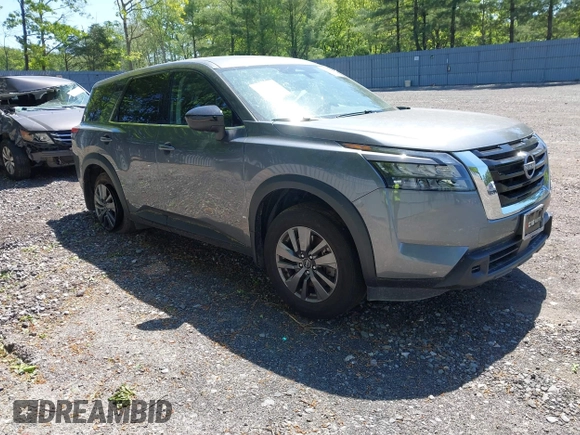 2024 Nissan Pathfinder S with VIN 5N1DR3AC0RC251741, listed as a IAAI auction lot 42292911 with 24,282 mi miles and . Bid and sale history available at DreamBid. Image 1.