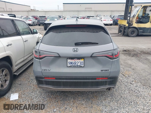 2024 Honda HR-V Sport with VIN 3CZRZ1H51RM752314, listed as a IAAI auction lot 42130406 with 10,435 mi miles and . Bid and sale history available at DreamBid. Image 17.