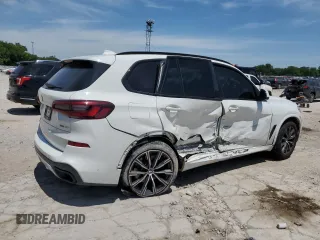 2021 BMW X5 xDrive40i with VIN 5UXCR6C00M9E61512, listed as a Copart auction lot 56456745 with Not provided miles and Salvage title. Bid and sale history available at DreamBid. Image 3.