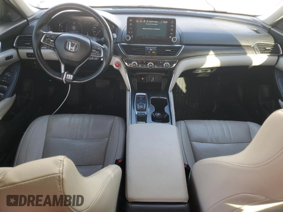 2020 Honda Accord EX-L with VIN 1HGCV2F56LA009928, listed as a Copart auction lot 87656485 with 114,994 mi miles and Salvage title. Bid and sale history available at DreamBid. Image 8.