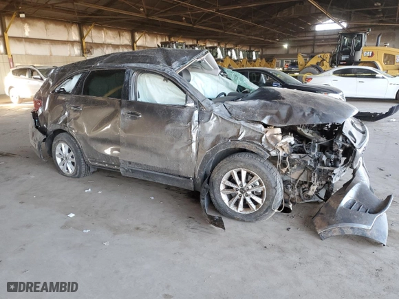 2019 Kia Sorento S V6 with VIN 5XYPG4A54KG460075, listed as a Copart auction lot 42870835 with 0 mi miles and Salvage Title. Bid and sale history available at carsss.com. Image 4.