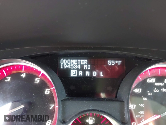 2012 GMC Acadia SLT1 with VIN 1GKKRRED4CJ240847, listed as a IAAI auction lot 42076025 with 194,534 mi miles. Bid and sale history available at carsss.com. Image 7.