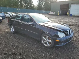 2006 Mercedes-Benz C 230 Sport with VIN WDBRF52H56F824568, listed as a Copart auction lot 87855665 with 111,092 mi miles and Salvage Title. Bid and sale history available at carsss.com. Image 4.