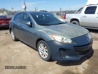 2013 Mazda 3 i Touring with VIN JM1BL1L8XD1714192, listed as a IAAI auction lot 41867275 with 184,388 mi miles and . Bid and sale history available at DreamBid. Image 1.