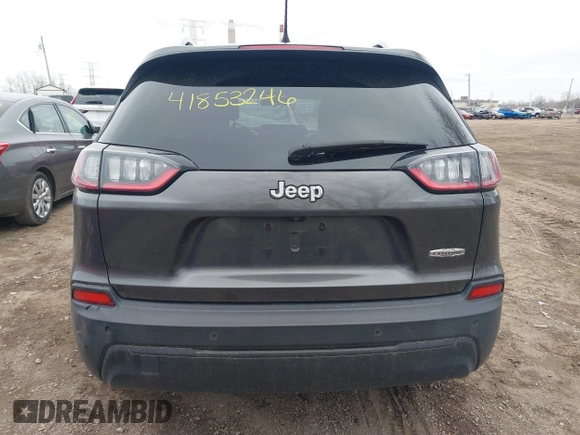 2019 Jeep Cherokee Latitude Plus with VIN 1C4PJLLB4KD382412, listed as a IAAI auction lot 41853246 with 97,512 mi miles. Bid and sale history available at carsss.com. Image 17.