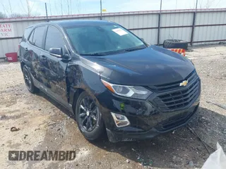 2020 Chevrolet Equinox LS with VIN 2GNAXHEV8L6266968, listed as a IAAI auction lot 41865932 with 50,657 mi miles. Bid and sale history available at carsss.com. Image 1.