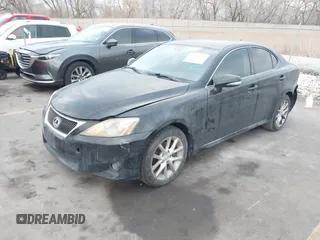 2011 Lexus IS 250 with VIN JTHCF5C20B5046664, listed as a IAAI auction lot 41493227 with 185,932 mi miles and . Bid and sale history available at DreamBid. Image 2.