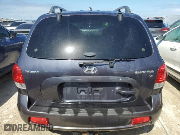 2005 Hyundai Santa Fe GLS with VIN KM8SC13D65U957846, listed as a Copart auction lot 77073824 with 51,485 mi miles and Non Repairable. Bid and sale history available at carsss.com. Image 6.