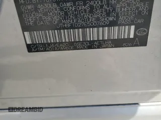 2014 Lexus IS 250 z VIN JTHBF1D27E5007609, wystawiony jako Copart lot #57139805 z przebiegiem 128 610 mil mil oraz Szkoda całkowita • Salvage title. Historia ofert i sprzedaży dostępna na DreamBid. Obrazek 12.