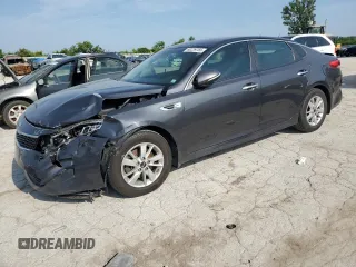 2016 Kia Optima LX с VIN KNAGT4L37G5107687, выставлен на аукционе Copart как лот 60239765 с пробегом 187 410 миль миль и Списание • Salvage title. История ставок и продаж доступна на DreamBid. Изображение 1.