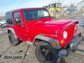 2003 Jeep Wrangler Sport with VIN 1J4FA49S53P305096, listed as a IAAI auction lot 41685209 with 165,247 mi miles. Bid and sale history available at carsss.com. Image 13.