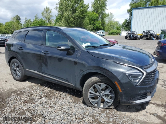 2023 Kia Sportage Hybrid SX-Prestige with VIN KNDPXCAG6P7020522, listed as a Copart auction lot 57278704 with 38,268 mi miles and Salvage Title. Bid and sale history available at carsss.com. Image 4.