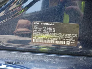 2018 BMW M3 z VIN WBS8M9C57J5K98465, wystawiony jako IAAI lot #41918104 z przebiegiem 44 100 mil mil oraz . Historia ofert i sprzedaży dostępna na DreamBid. Obrazek 9.