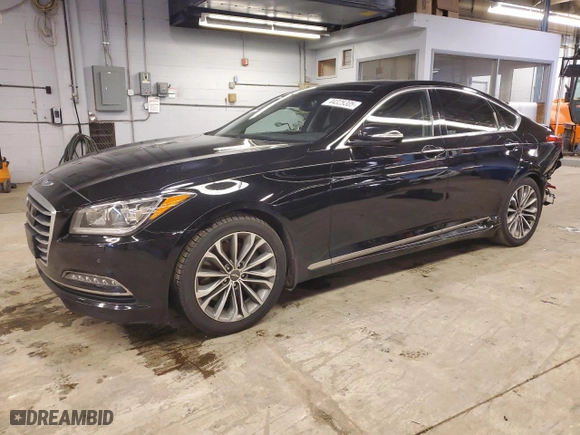 2016 Hyundai Genesis 3.8L with VIN KMHGN4JE7GU112388, listed as a Copart auction lot 44325305 with 90,329 mi miles and Salvage Title. Bid and sale history available at carsss.com. Image 1.