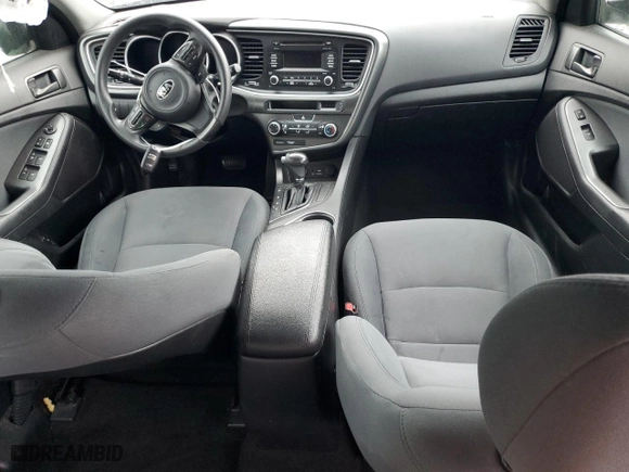 2015 Kia Optima LX with VIN 5XXGM4A72FG504255, listed as a Copart auction lot 52148565 with 0 mi miles and Clean Title. Bid and sale history available at carsss.com. Image 8.