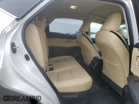 2017 Lexus NX 200t z VIN JTJBARBZ9H2147761, wystawiony jako Copart lot #58521845 z przebiegiem 39 817 mil mil oraz Szkoda całkowita • Salvage title. Historia ofert i sprzedaży dostępna na DreamBid. Obrazek 10.