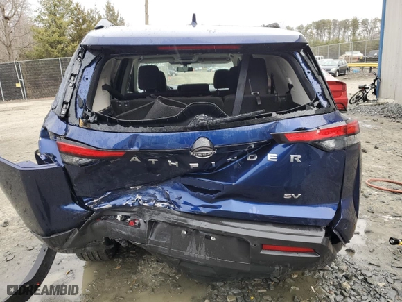 2024 Nissan Pathfinder SV with VIN 5N1DR3BA4RC269429, listed as a Copart auction lot 86525794 with 18,396 mi miles and Clean Title. Bid and sale history available at carsss.com. Image 6.