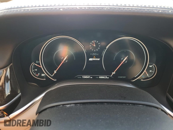 2018 BMW 7 Series 740e xDrive iPerformance with VIN WBA7J2C51JG938111, listed as a Copart auction lot 73361933 with 104,641 mi miles. Bid and sale history available at carsss.com. Image 9.