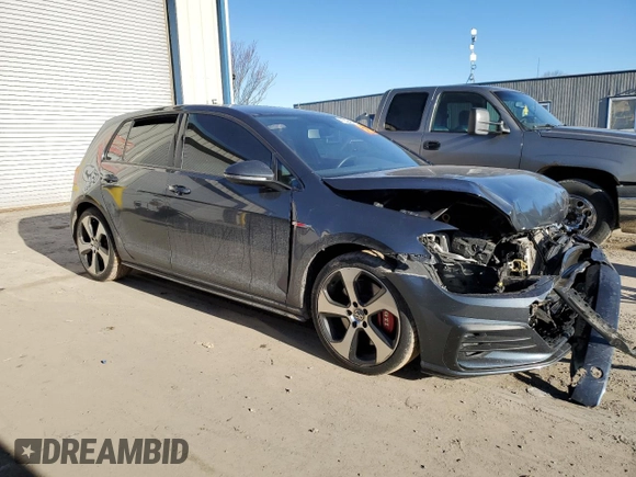 2019 Volkswagen Golf GTI S with VIN 3VW5T7AU8KM025409, listed as a Copart auction lot 41352454 with 0 mi miles. Bid and sale history available at carsss.com. Image 4.