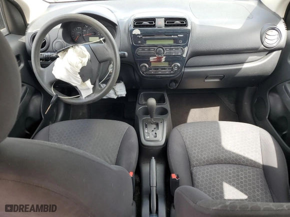 2015 Mitsubishi Mirage DE with VIN ML32A3HJ1FH046423, listed as a Copart auction lot 51739975 with 112,287 mi miles and Salvage Title. Bid and sale history available at carsss.com. Image 8.