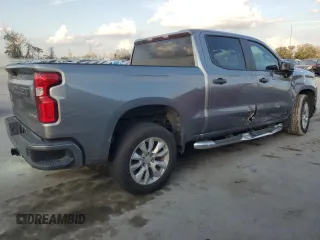 2020 Chevrolet Silverado 1500 Custom with VIN 1GCPWBEF6LZ258934, listed as a Copart auction lot 43750035 with 93,102 mi miles and Non Repairable. Bid and sale history available at carsss.com. Image 3.