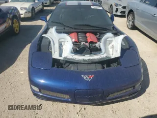 2004 Chevrolet Corvette Z06 with VIN 1G1YY12S545126887, listed as a Copart auction lot 76191164 with 0 mi miles and Salvage Title. Bid and sale history available at carsss.com. Image 5.