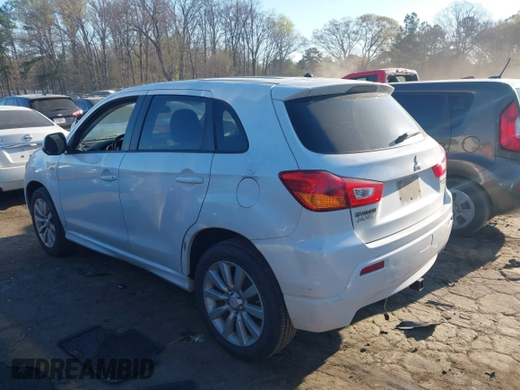2011 Mitsubishi Outlander Sport SE with VIN JA4AR4AUXBZ023118, listed as a IAAI auction lot 41853985 with 139,529 mi miles. Bid and sale history available at carsss.com. Image 3.