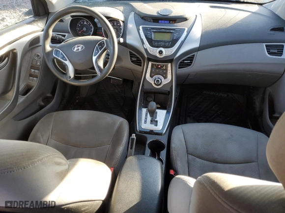 2012 Hyundai Elantra GLS PZEV with VIN 5NPDH4AE0CH096828, listed as a Copart auction lot 51997595 with 184,896 mi miles and Salvage Title. Bid and sale history available at carsss.com. Image 8.