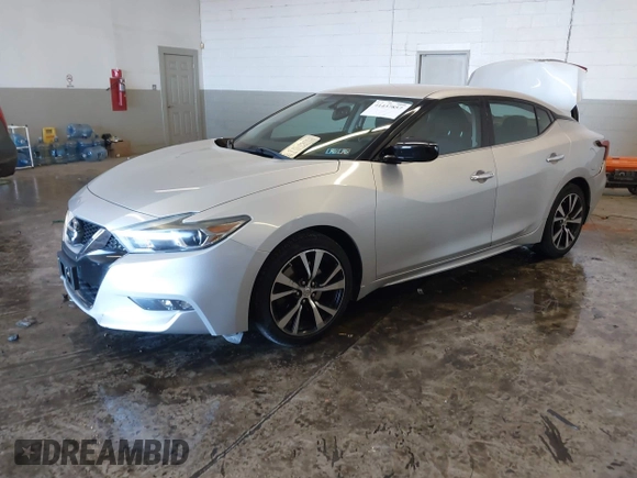 2017 Nissan Maxima Platinum with VIN 1N4AA6AP4HC450539, listed as a IAAI auction lot 41437857 with 53,555 mi miles and . Bid and sale history available at DreamBid. Image 2.