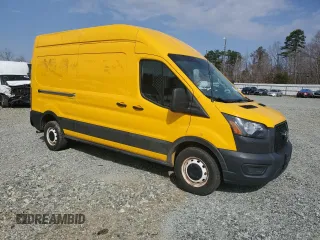 2021 Ford Transit Cargo with VIN 1FTBR1X84MKA08421, listed as a Copart auction lot 50013225 with 99,397 mi miles and Salvage Title. Bid and sale history available at DreamBid. Image 4.
