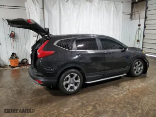 2017 Honda CR-V EX-L with VIN 7FARW1H81HE000192, listed as a Copart auction lot 43125755 with 0 mi miles and Salvage Title. Bid and sale history available at carsss.com. Image 3.