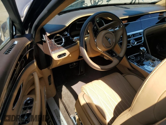 2020 Bentley Flying Spur W12 with VIN SCBBB6ZGXLC081181, listed as a Copart auction lot 57343505 with Not provided miles and Salvage title. Bid and sale history available at DreamBid. Image 8.