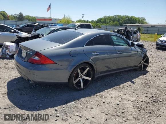 2008 Mercedes-Benz CLS 550 with VIN WDDDJ72X48A125368, listed as a Copart auction lot 53028385 with Not provided miles and Salvage title. Bid and sale history available at DreamBid. Image 3.
