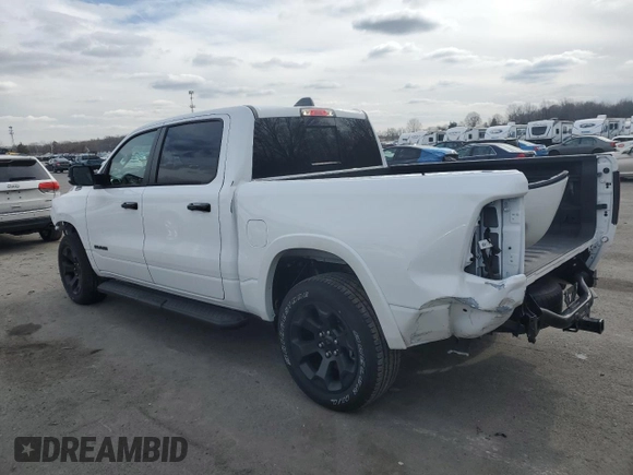 2025 Ram 1500 Big Horn with VIN 1C6RRFFG9SN512549, listed as a Copart auction lot 46062015 with 11,890 mi miles and Salvage Title. Bid and sale history available at carsss.com. Image 2.