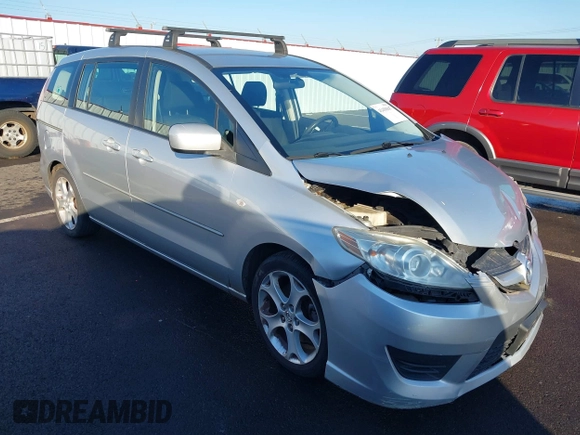 2008 Mazda 5 Sport with VIN JM1CR293180309628, listed as a IAAI auction lot 41450847 with 148,237 mi miles. Bid and sale history available at carsss.com. Image 1.