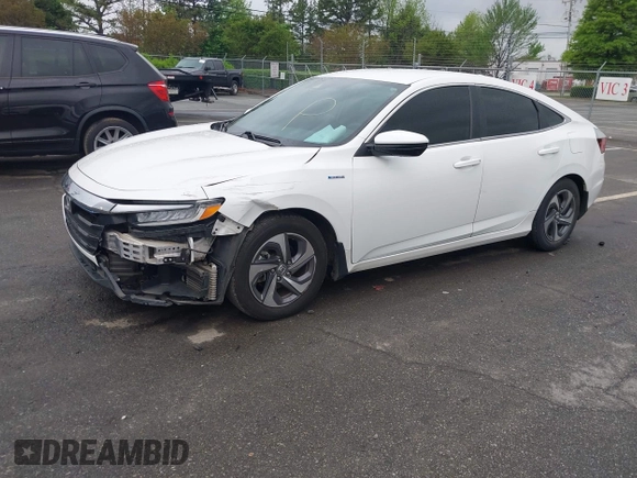 2019 Honda Insight EX with VIN 19XZE4F54KE033029, listed as a IAAI auction lot 41972665 with 75,281 mi miles and . Bid and sale history available at DreamBid. Image 2.