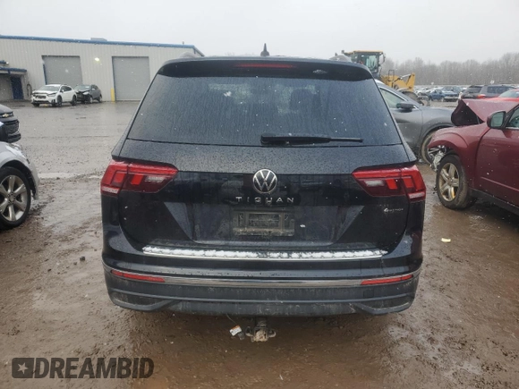 2023 Volkswagen Tiguan S with VIN 3VVFB7AX3PM102667, listed as a Copart auction lot 85290424 with 15,436 mi miles and Salvage title. Bid and sale history available at DreamBid. Image 6.